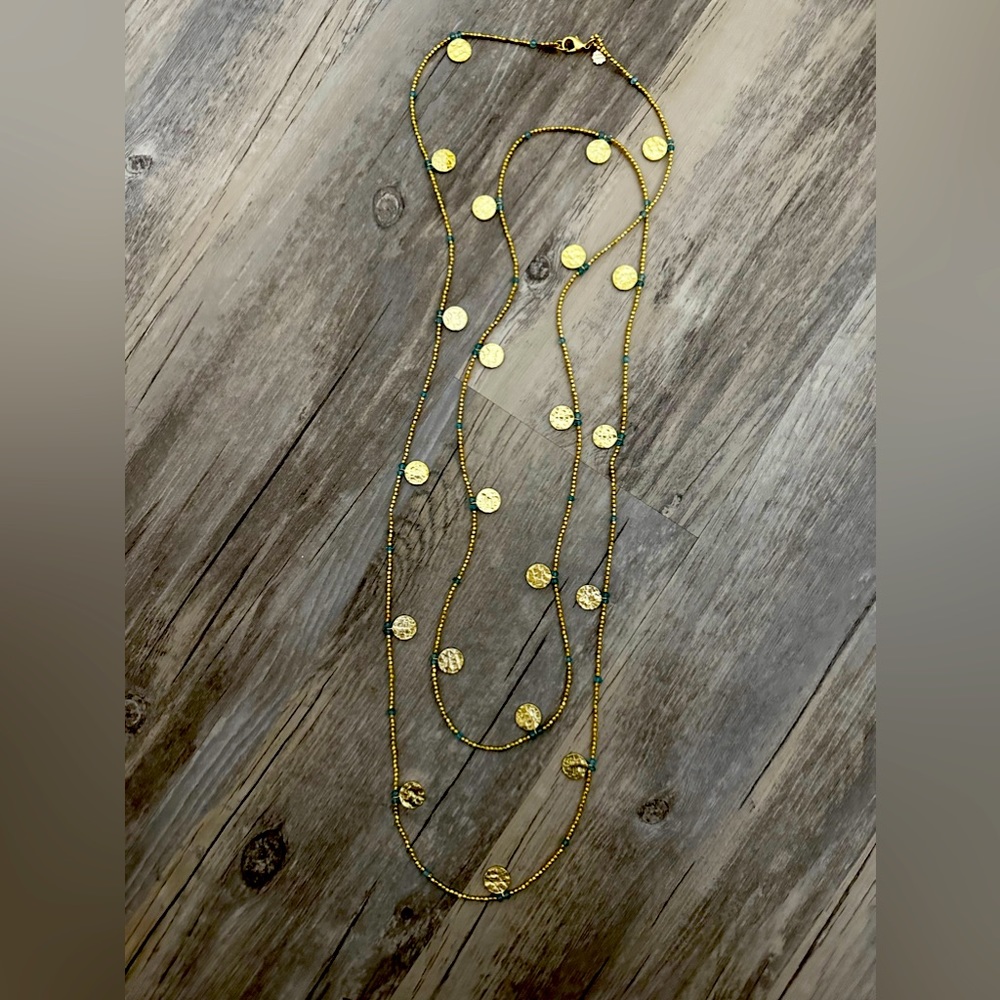 Azuni London double/triple beaded necklace
